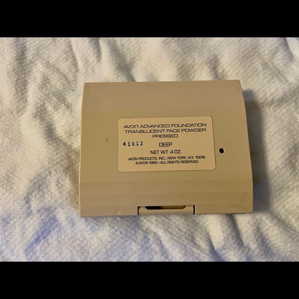 1991 Avon Advanced Foundation Pressed Powder Deep - Picture 4 of 5